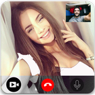 Fake video call - video chat girlfriend Prank আইকন
