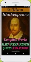 William Shakespeare Pro Affiche