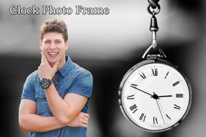 Clock Photo Frame Affiche