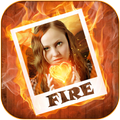 Fire photo frame