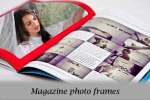 Magazine Photo Frames Poster