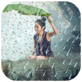 Rain photo frames