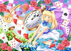 Alice puzzle-poster