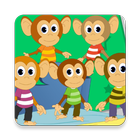 Puzzles Five Little Monkeys icono