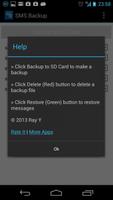 SMS Backup & Restore تصوير الشاشة 2