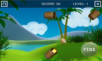 Monkey Barrel Game Free Cartaz