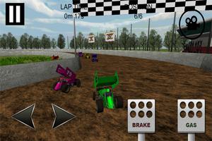 Dirt Track Sprint Car Game ポスター