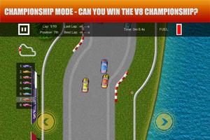 V8 Racing Car Game Affiche