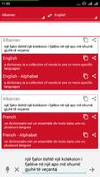 برنامه‌نما Albanian Dictionary Translator عکس از صفحه