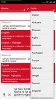 برنامه‌نما Albanian Dictionary Translator عکس از صفحه