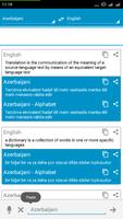 Azerbaijani Dictionary Ekran Görüntüsü 2
