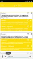 3 Schermata Catalan Dictionary Translator