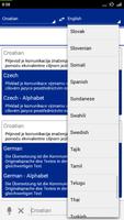 Croatian Dictionary Translator captura de pantalla 2