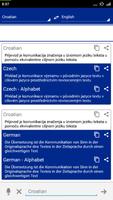 Croatian Dictionary Translator captura de pantalla 3