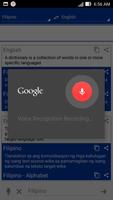 Filipino Dictionary Translator capture d'écran 1