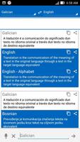 3 Schermata Galician Dictionary Translator