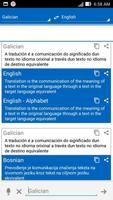 Poster Galician Dictionary Translator