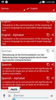 German Dictionary syot layar 3