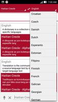 برنامه‌نما Haitian Dictionary Translator عکس از صفحه