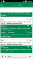 Igbo Dictionary Translator الملصق