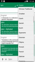 Igbo Dictionary Translator capture d'écran 2