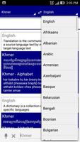 Khmer Dictionary Translator capture d'écran 1