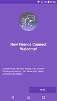New Friends Connect الملصق