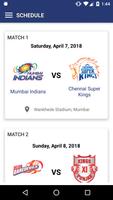 IPL Schedule تصوير الشاشة 2