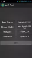 Verify Root syot layar 1