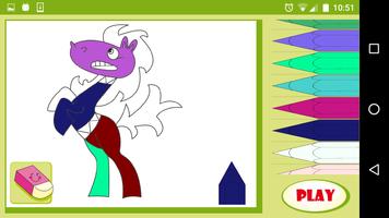 Animated, Live coloring Pony capture d'écran 3