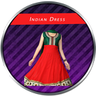 Indian Dress Design Zeichen