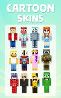 Cartoon Skins for Minecraft Affiche