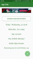 Age Calculator syot layar 1