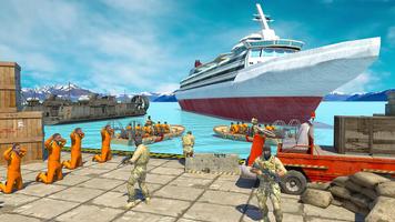 Ship Games: Police Transport Simulator captura de pantalla 1