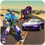 US Police Transform Robot Car Cop Wild Robot Games Zeichen