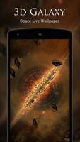 3D Galaxy Space Live Wallpaper poster