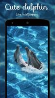 Cute dolphin Live Wallpapers ポスター