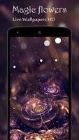 Magic flowers Live Wallpaper Affiche