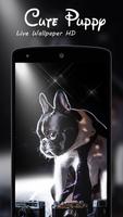 1 Schermata Cute Puppy Live Wallpaper HD