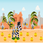 Adventure Zebra Running icono