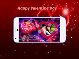 Valentine Photo Frame captura de pantalla 1