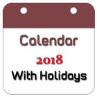 Calendar 2018 New icône
