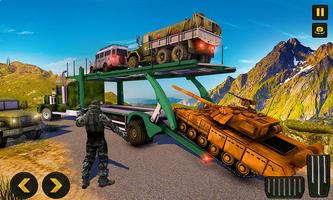 US Army Transport Truck Driving Cartaz