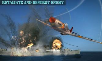 Fighter Jet Attack Air Combat: World War 2 Battle capture d'écran 1
