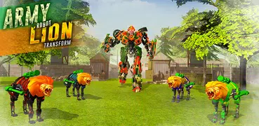 Angry Lion Robot Transforming Games Wild Lion Game
