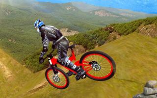 mountain biking crazy stunts Affiche