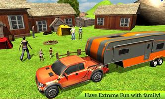 Offroad Campervan Truck Driving: Outdoor Camping screenshot 2