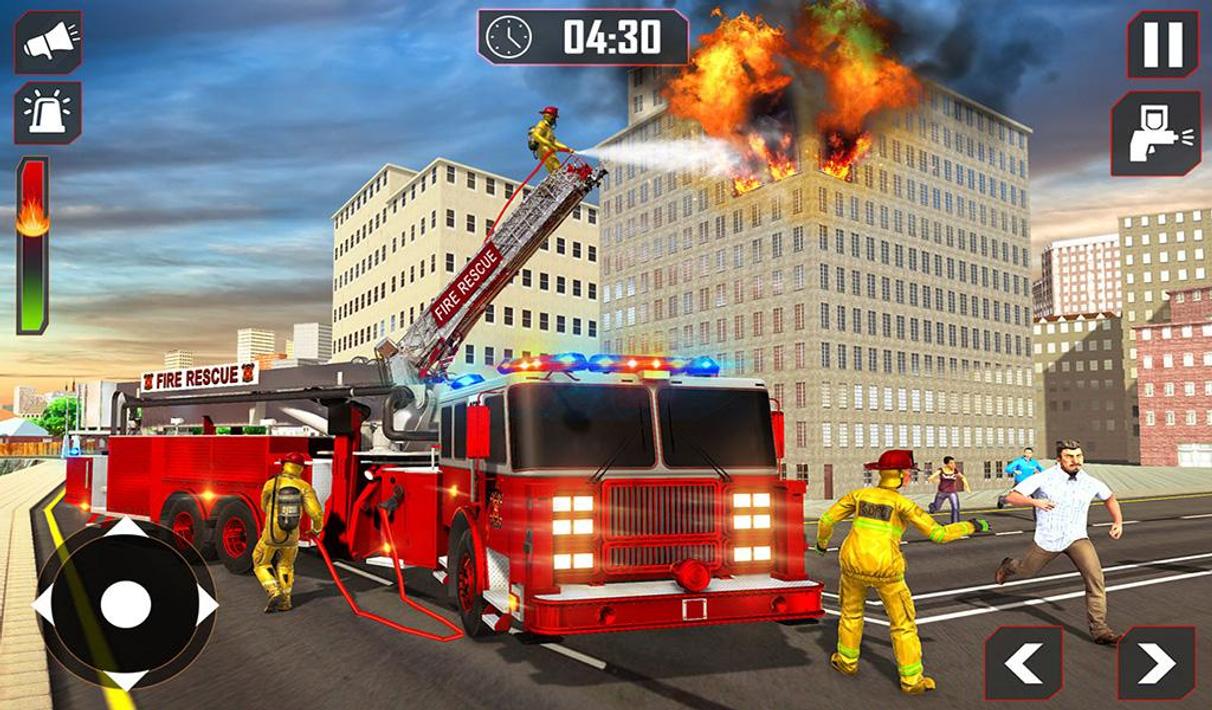 Download Firefighter Truck Driving Sim Fire Truck Games APK free  