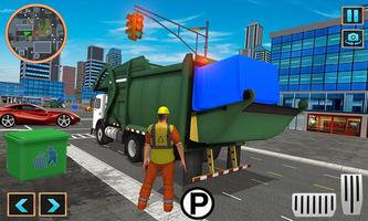 쓰레기 트럭 시뮬레이터 운전 포스터