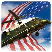 USA Presidential Helicopter SIM 3d: Heli Parker